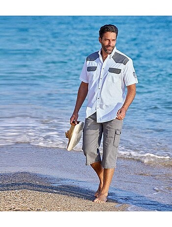 Pantacourt Cargo en Jean - ATLAS FOR MEN