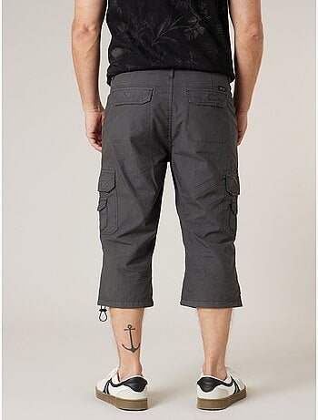 Pantacourt cargo homme en 100% coton 'Deeluxe'