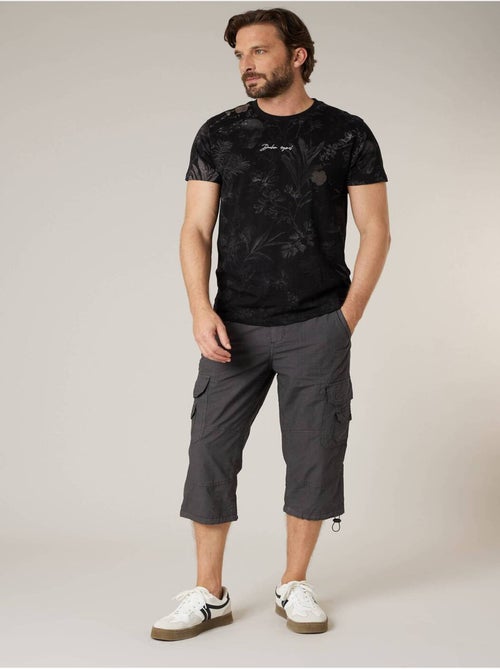 Pantacourt cargo homme en 100% coton 'Deeluxe' - Kiabi