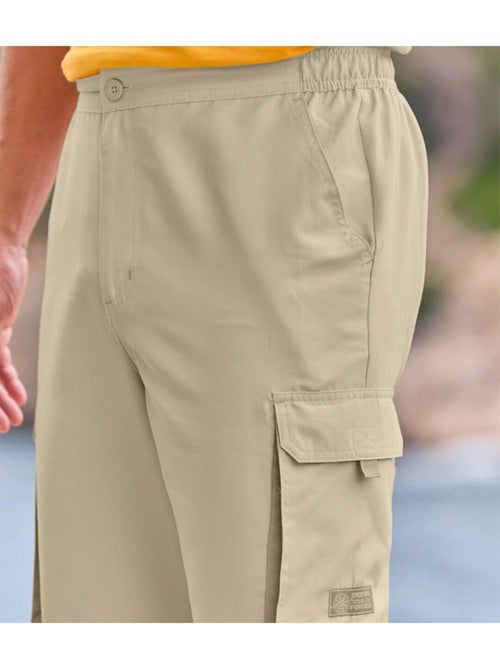 Pantacourt Cargo Microfibre   - ATLAS FOR MEN - Kiabi