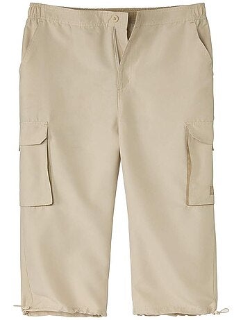Pantacourt cargo microfibre oahu - atlas for men