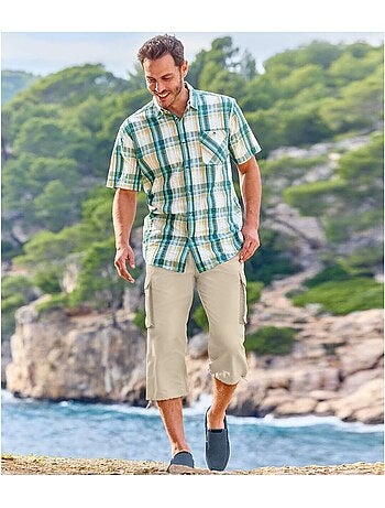Pantacourt cargo microfibre oahu - atlas for men