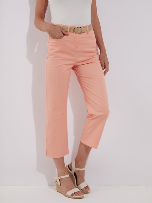 Pantacourt ceinture élastiquée 5 poches - Afibel - Kiabi