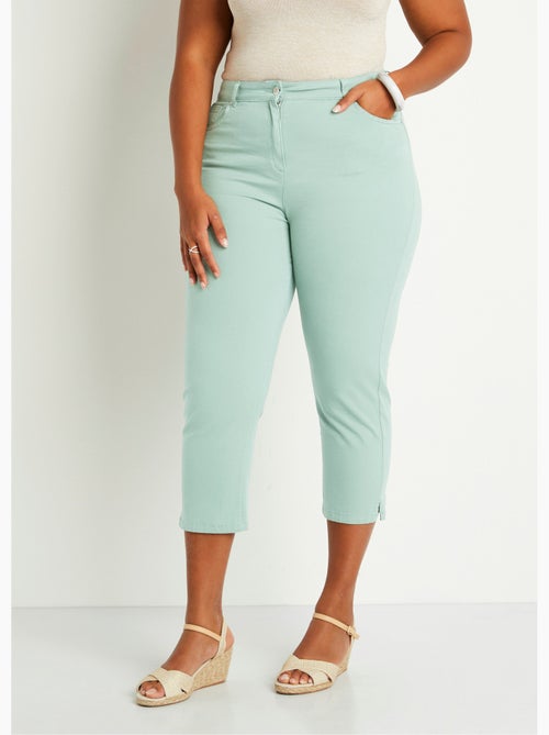 Pantacourt ceinture élastiquée 5 poches - Afibel - Kiabi