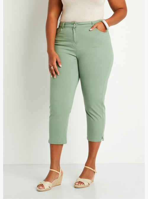 Pantacourt ceinture élastiquée 5 poches - Afibel - Kiabi