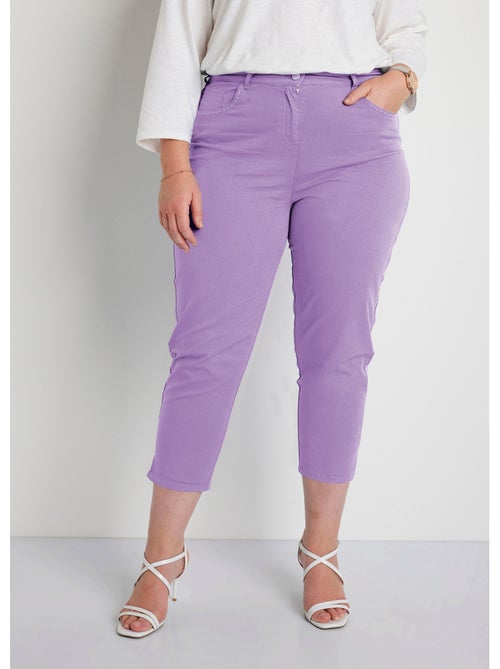 Pantacourt ceinture élastiquée 5 poches - Afibel - Kiabi