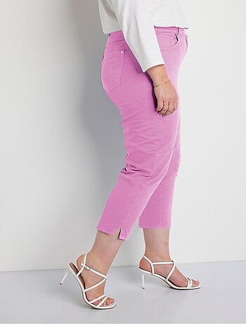 Pantacourt ceinture élastiquée 5 poches