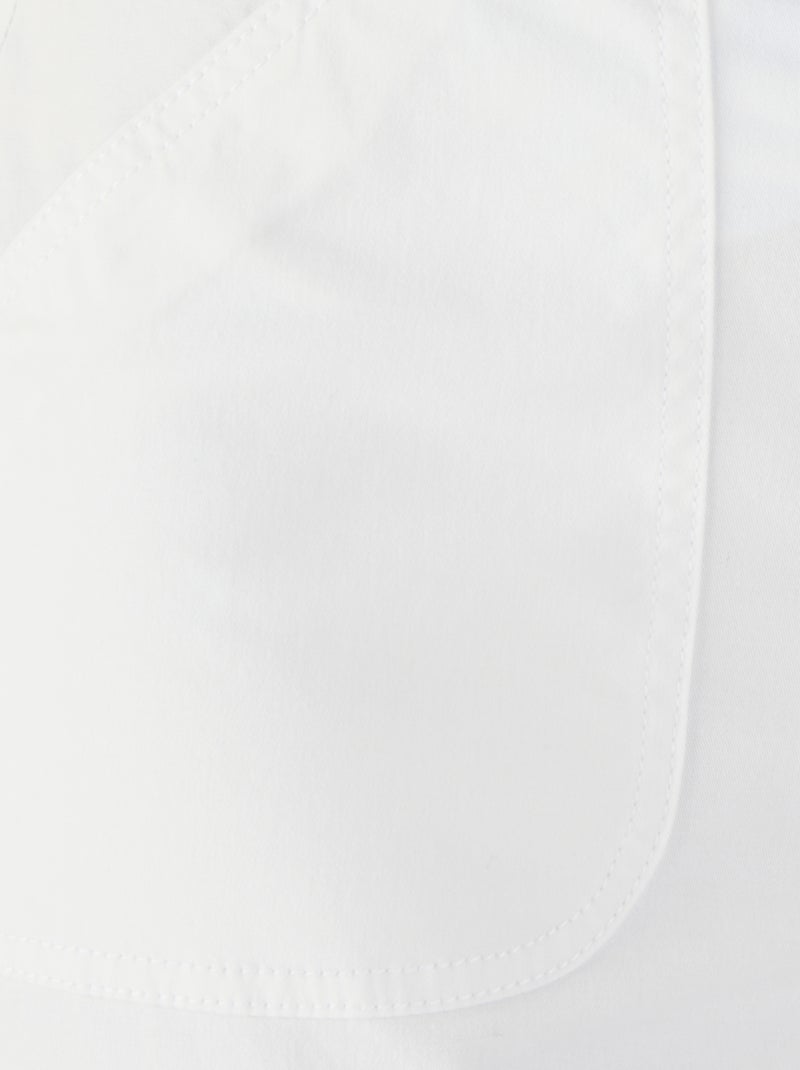 Pantacourt coton stretch - Damart Blanc - Kiabi