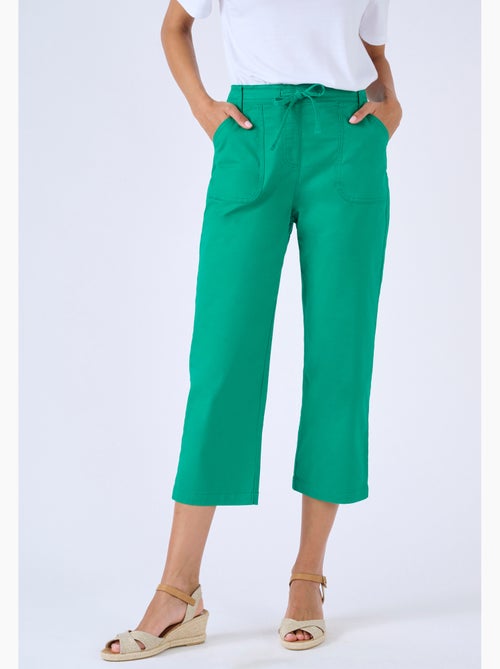 Pantacourt coton stretch - Damart - Kiabi