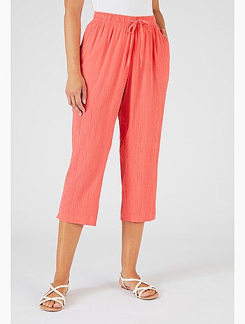 Pantacourt crépon léger - Damart