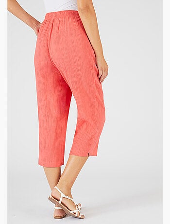 Pantacourt crépon léger - Damart