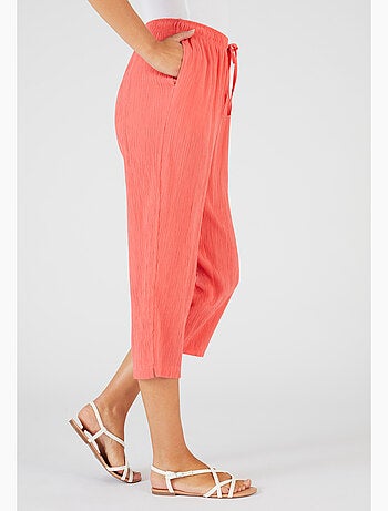 Pantacourt crépon léger - Damart