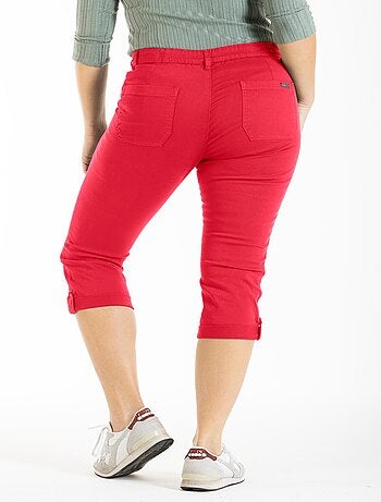 Pantacourt de couleur à revers OBP10 'OBER'