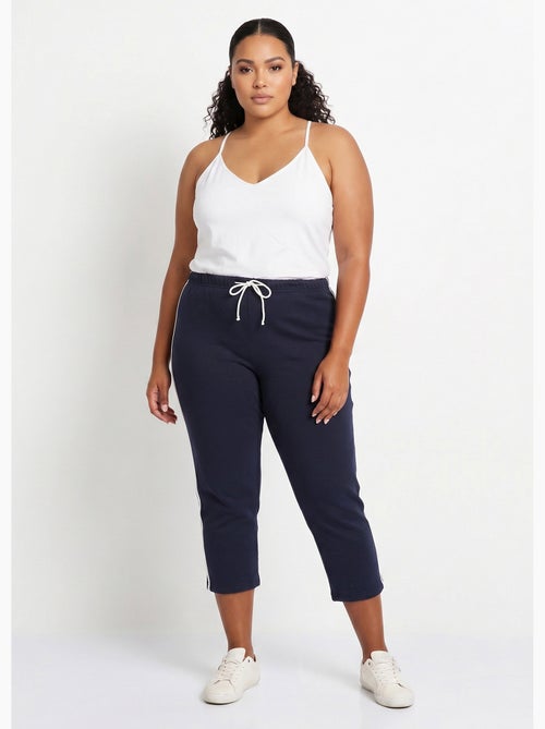 Pantacourt de détente ceinture élastiquée molleton - Afibel - Kiabi