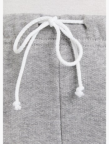 Pantacourt de détente ceinture élastiquée molleton - Afibel