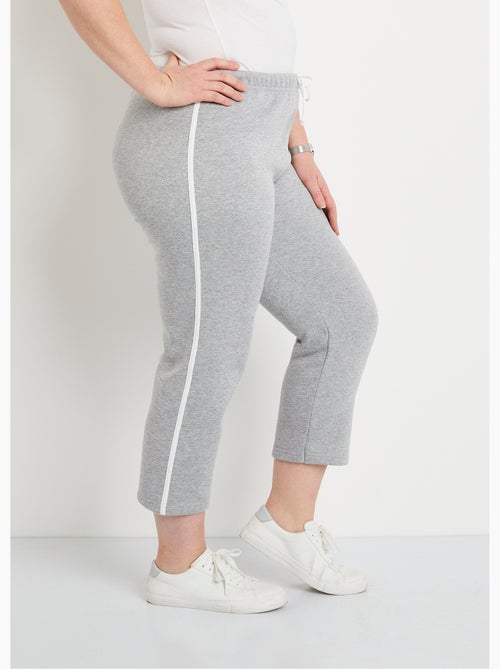 Pantacourt de détente ceinture élastiquée molleton - Afibel - Kiabi