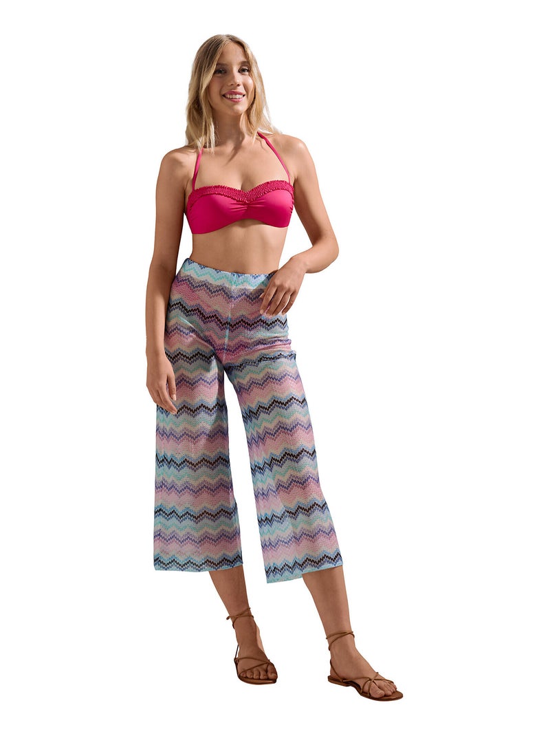 Pantacourt de plage Las Vegas Bleu - Kiabi