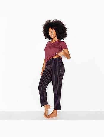 Pantacourt de pyjama Camille - RougeGorge Lingerie
