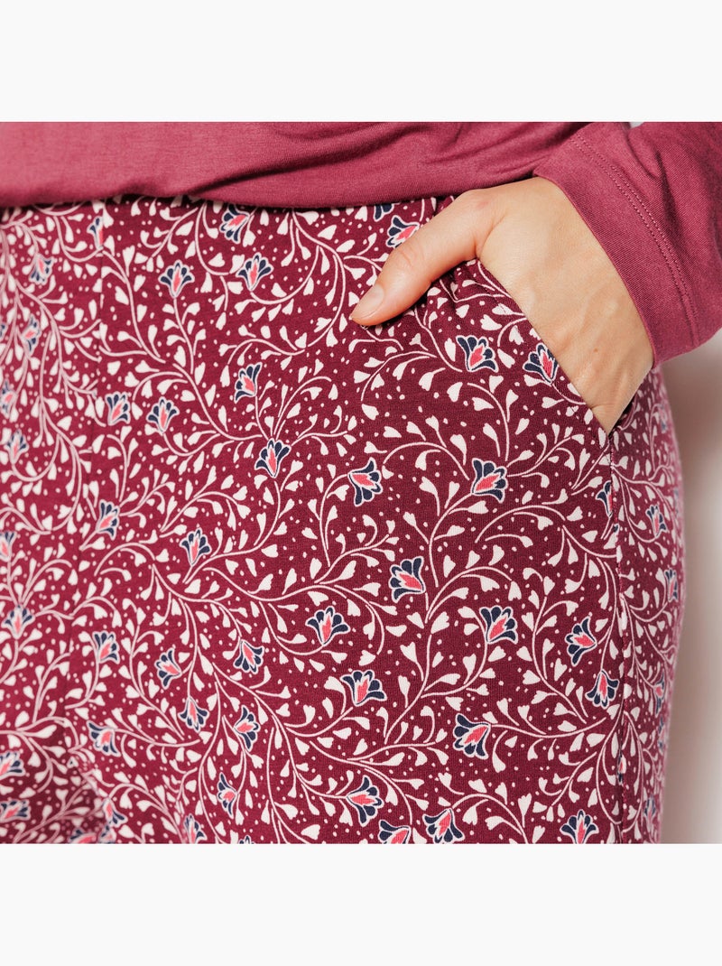 Pantacourt de pyjama camille - rougegorge lingerie Rose - Kiabi