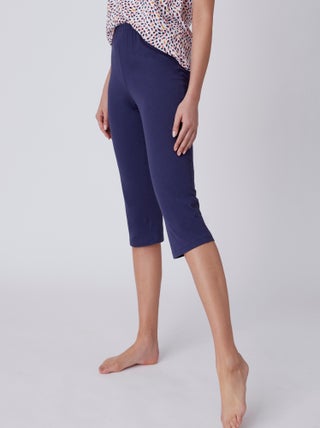 Pantacourt de pyjama maille jersey coton peigné - Damart