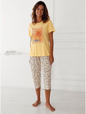 Pantacourt de pyjama pur coton - DAXON
