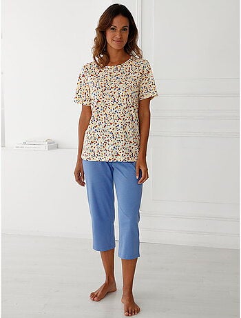 Pantacourt de pyjama pur coton - DAXON