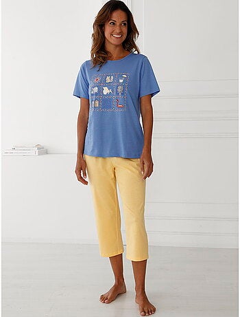 Pantacourt de pyjama pur coton - DAXON