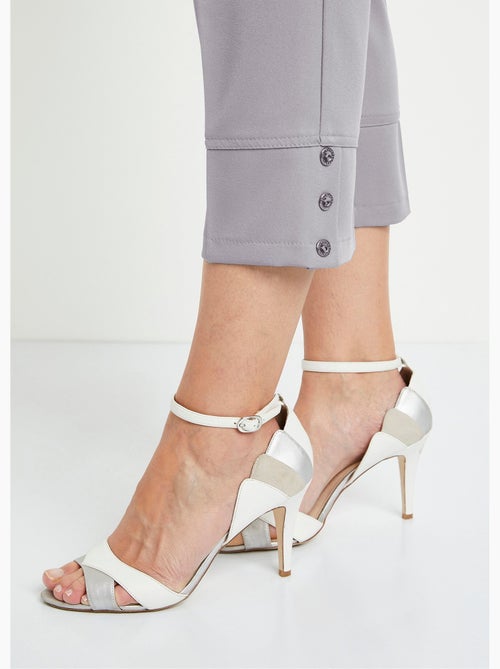 Pantacourt droit taille semi-élastiquée - Afibel - Kiabi