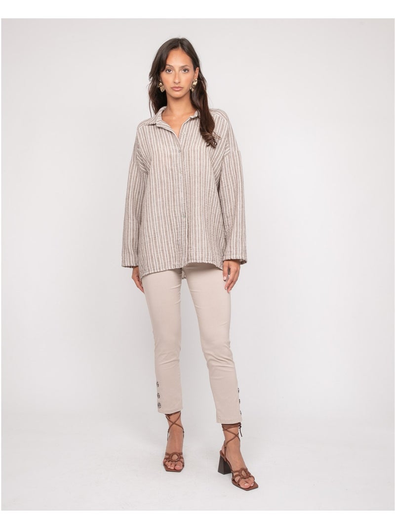 Pantacourt EBLIE Beige - Kiabi