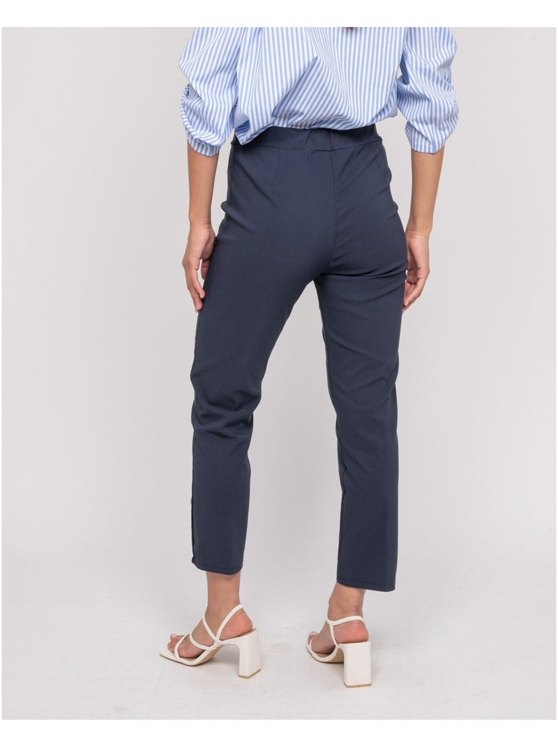 Pantacourt EBLIE Bleu marine - Kiabi