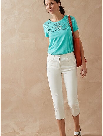 Pantacourt élastiqué 5 poches - DAXON