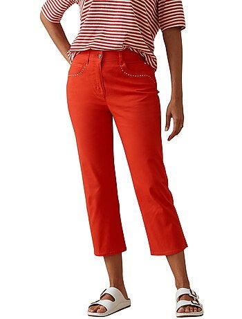 Pantacourt élastiqué 5 poches