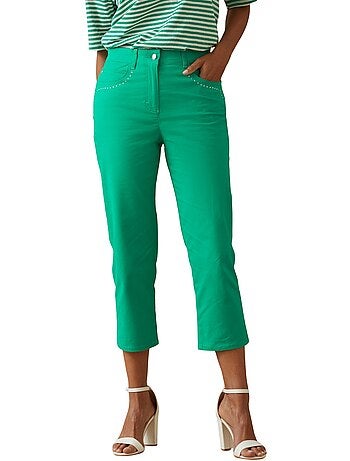 Pantacourt élastiqué 5 poches