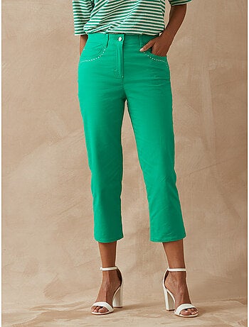 Pantacourt élastiqué 5 poches