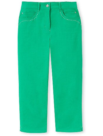 Pantacourt élastiqué 5 poches