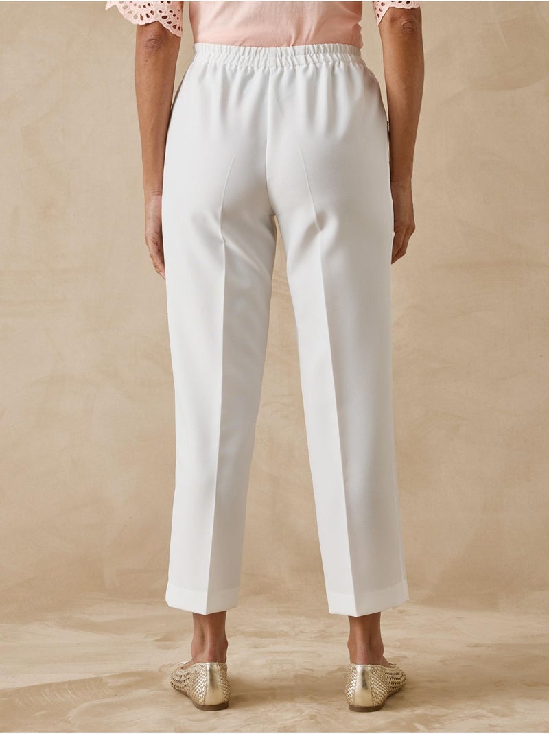 Pantacourt élastiqué entrejambe 60cm - DAXON Blanc cassé - Kiabi