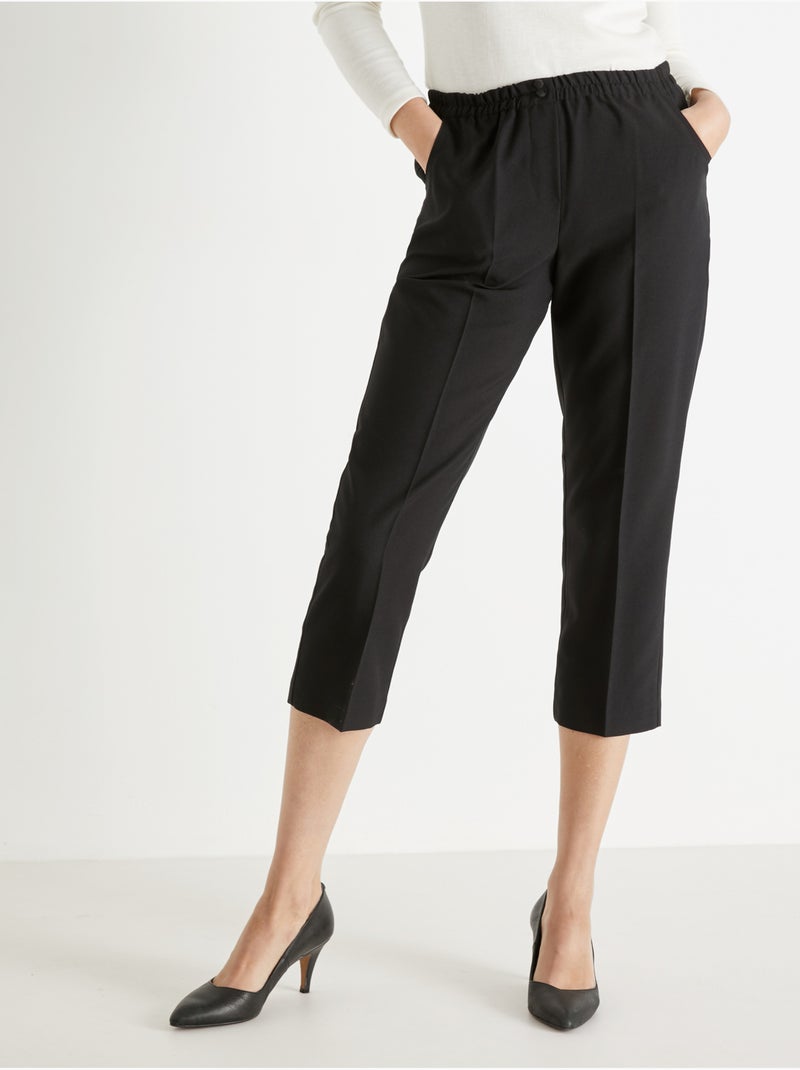 Pantacourt élastiqué entrejambe 60cm - DAXON Noir Noir - Kiabi