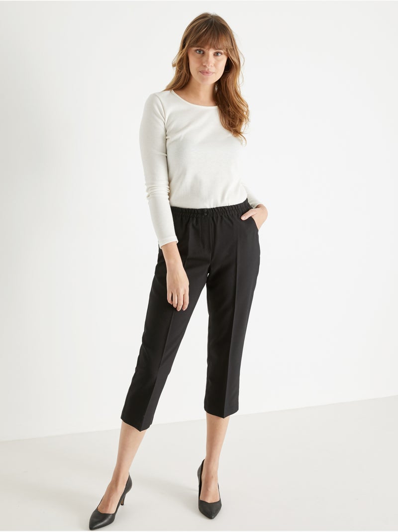 Pantacourt élastiqué entrejambe 60cm - DAXON Noir Noir - Kiabi