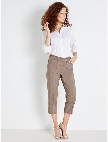 Pantacourt élastiqué entrejambe 60cm