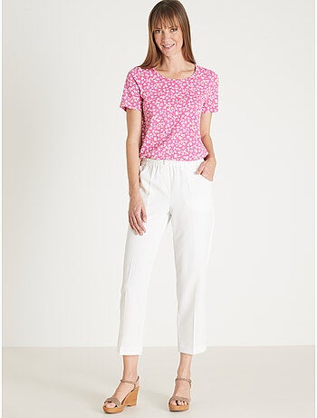 Pantacourt élastiqué entrejambe 60cm