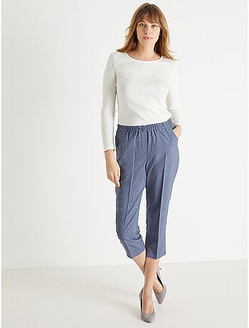 Pantacourt élastiqué entrejambe 60cm