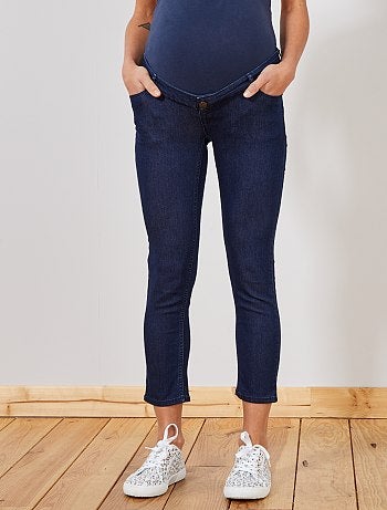 Pantacourt en denim de maternité - Kiabi