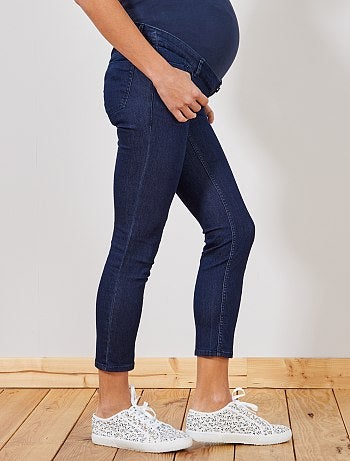 Pantacourt en denim de maternité - Kiabi