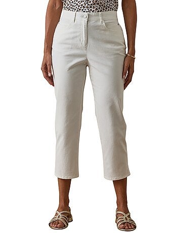 Pantacourt en gabardine avec élastique - DAXON