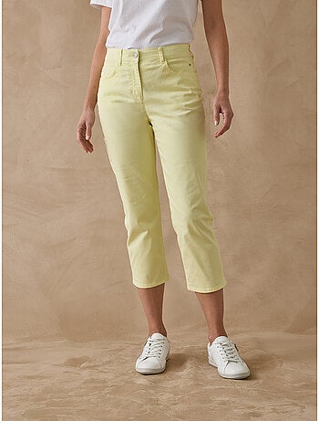 Pantacourt en gabardine avec élastique - DAXON