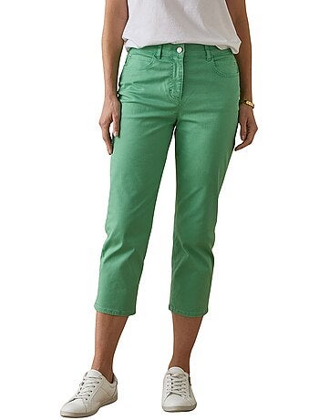 Pantacourt en gabardine avec élastique - DAXON