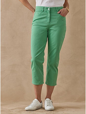 Pantacourt en gabardine avec élastique - DAXON