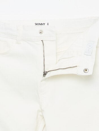 Pantacourt en jean avec franges