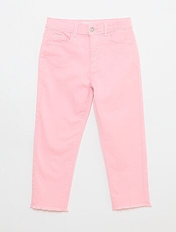 Pantacourt en jean avec franges