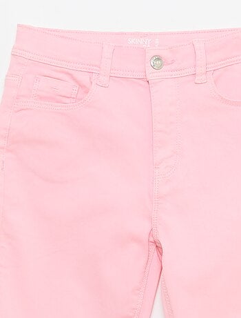 Pantacourt en jean avec franges